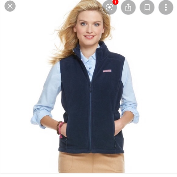 VINEYARD VINES - navy blue vest - Size XS - Picture 1 of 3